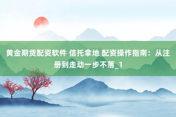 黄金期货配资软件 信托拿地 配资操作指南：从注册到走动一步不落_1